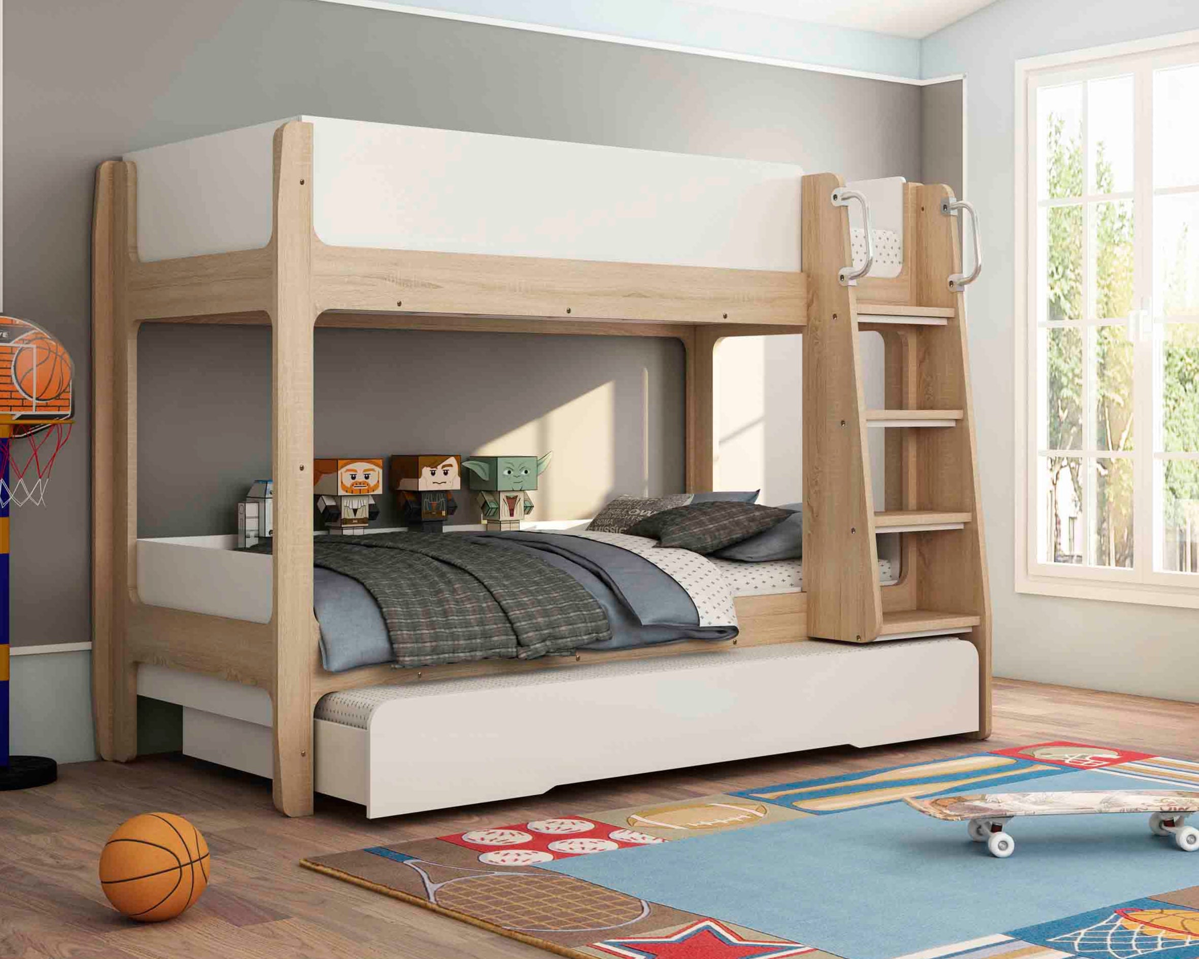 Skyler trio single bunk bed