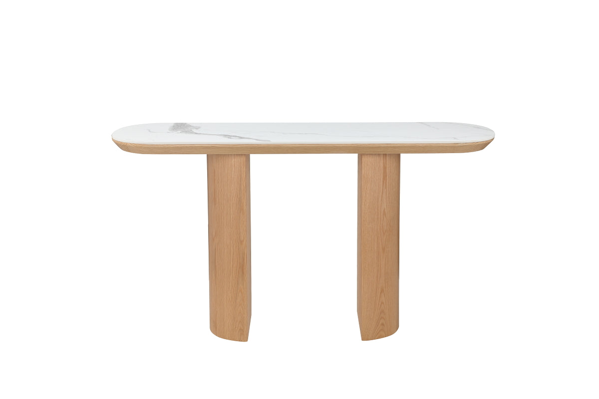Chloe hall table ceramic top