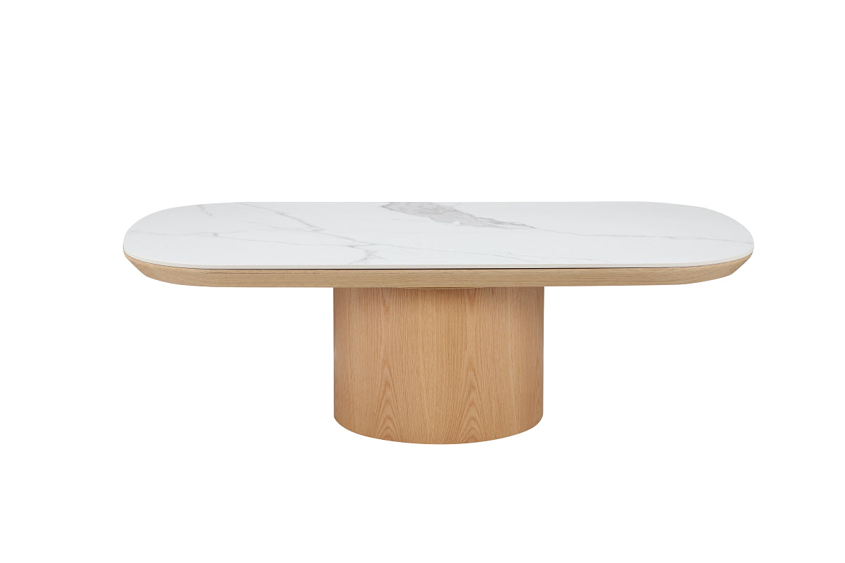 Chloe coffee table ceramic top