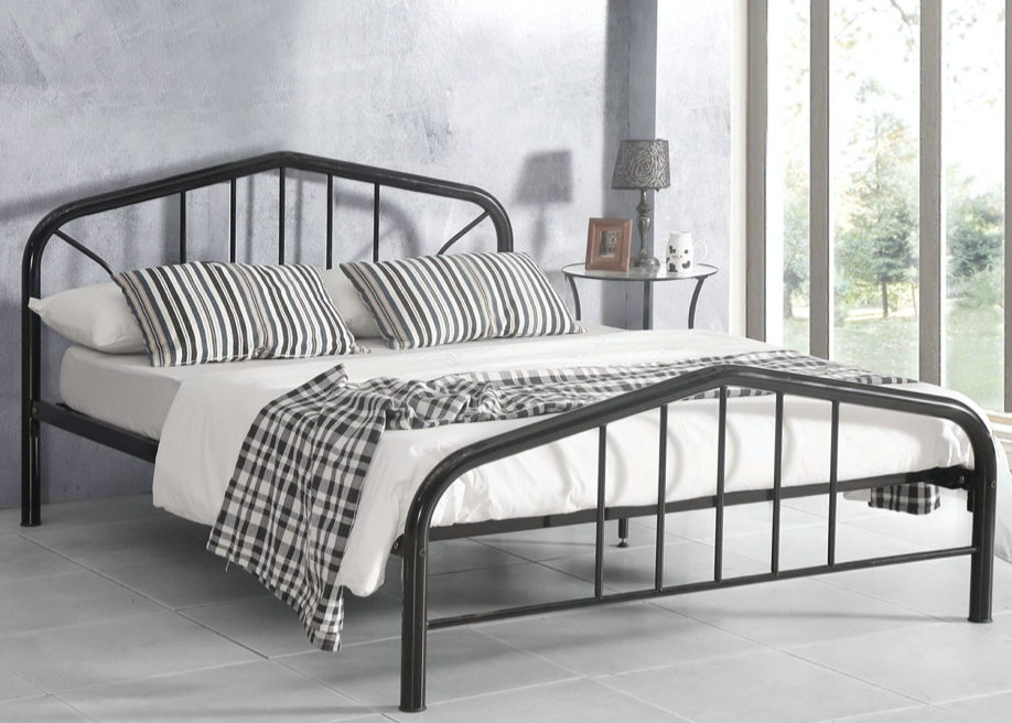 Alice Double metal bed black