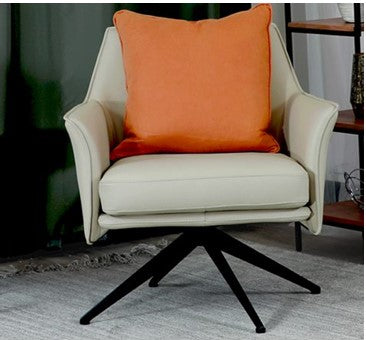 Bali leather swivel chair