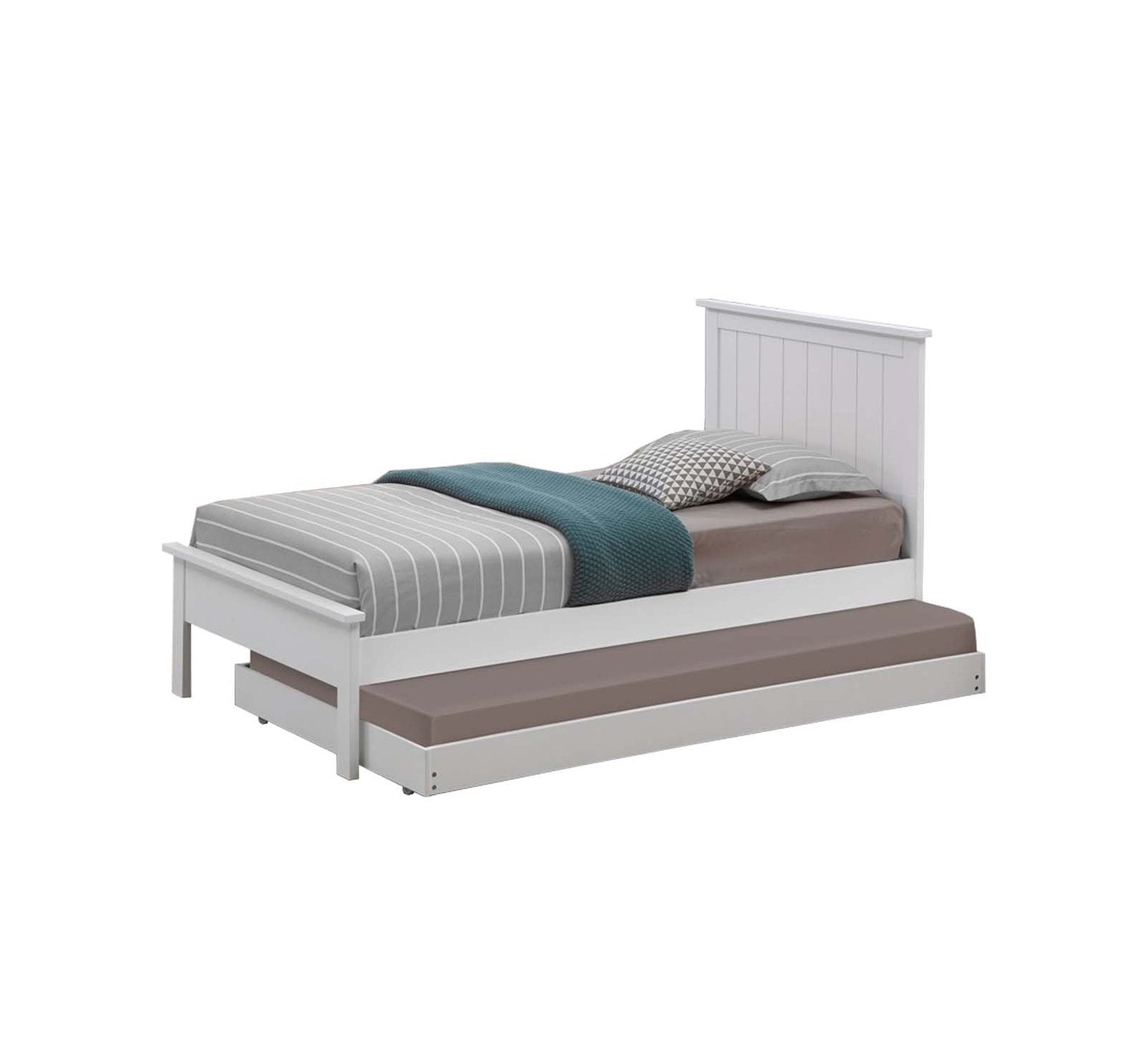 Casey white bed