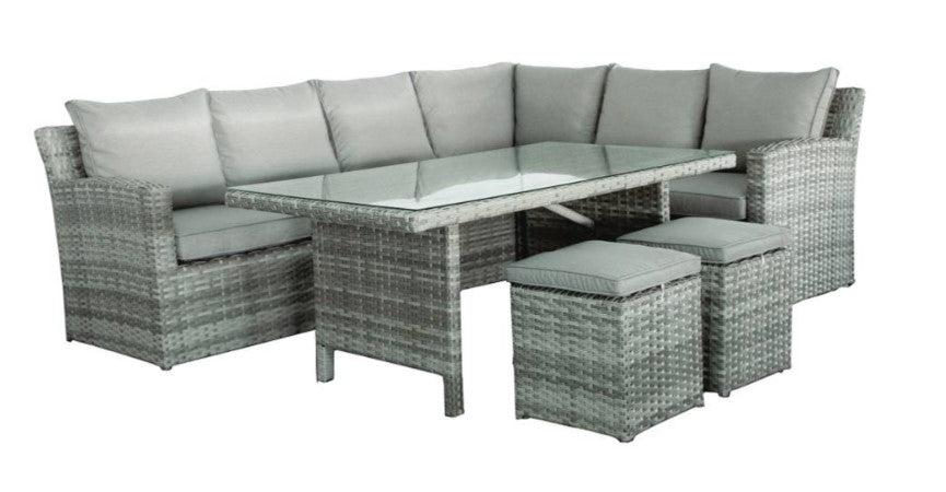 Chloe Corner Lounge mid height Dining set