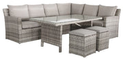 Chloe Corner Lounge mid height Dining set