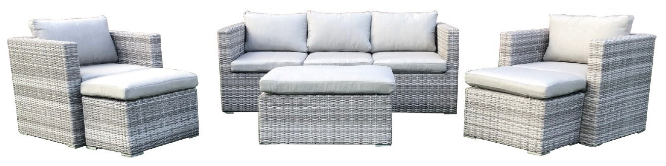 Cole 6-piece outdoor lounge