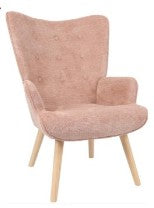 Luna Pink Accent chair