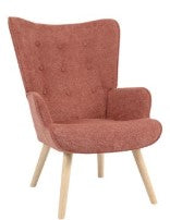 Luna Red Accent chair