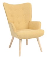 Luna Yellow Accent chair