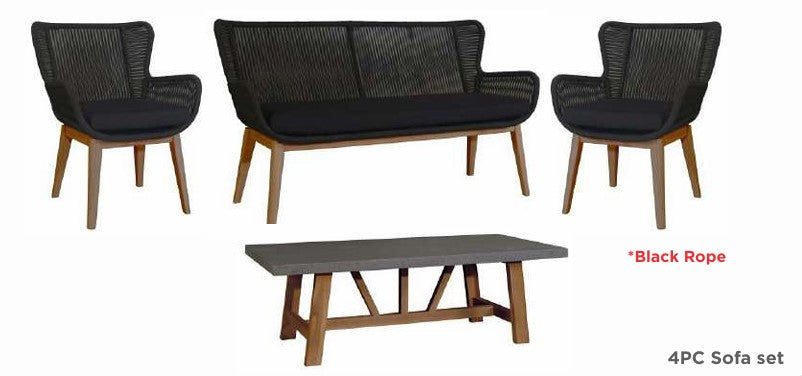 Marion 4pce Sofa set outdoor lounge setting