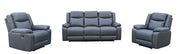 Presley 3-Seater + 2 Recliners Onyx