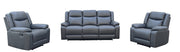 Presley 3-Seater + 2 Recliners Grey