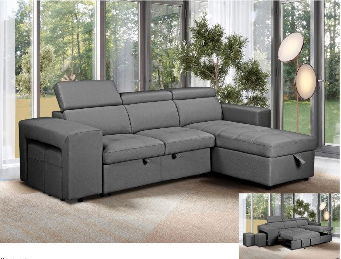 Rose 2-Seater Sofa bed with Rev chaise
