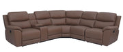 San Monica 6 Piece Corner Manual lounge Tan