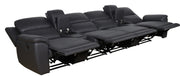 San Monica 6 Piece Home Theatre Onyx Electric lounge
