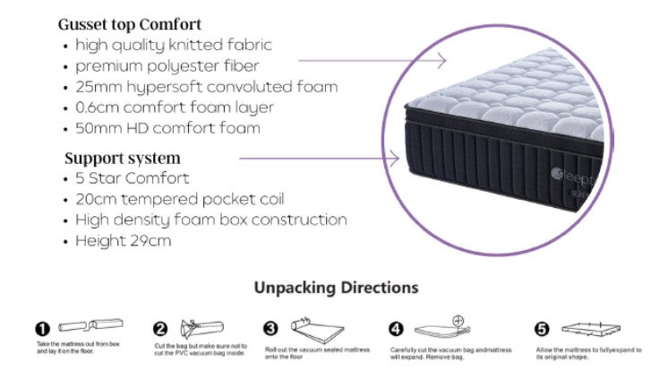 Mattress in a box Prestige