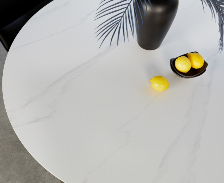 Valerie snow white dining table