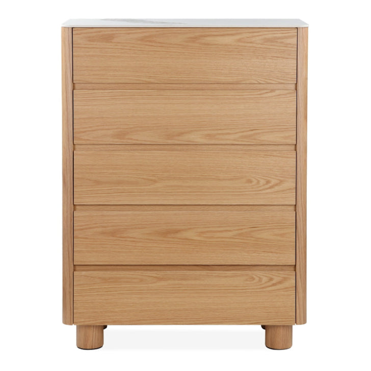 Chloe ceramic top tallboy