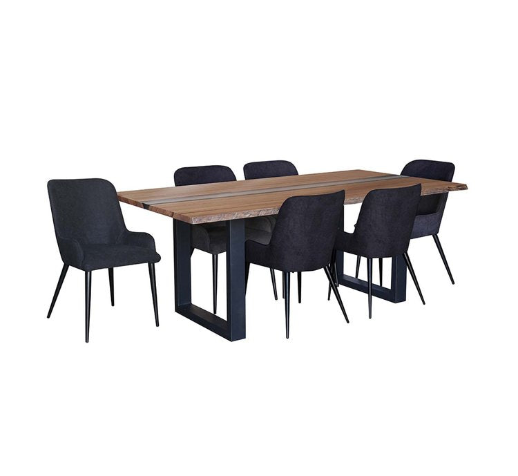 River 7 Piece dining suite