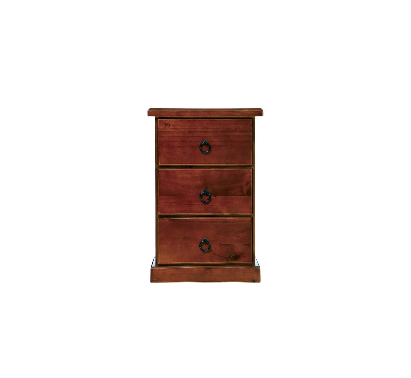 Casey 3 Drawer Bedside