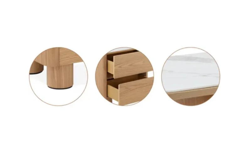 Chloe ceramic top TV unit