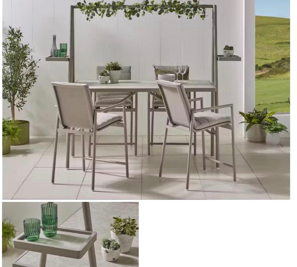 Christy outdoor bar setting