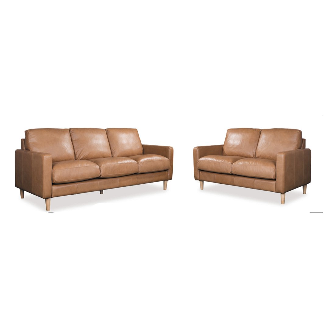 Italian lipari leather sofa