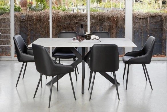 Layton Ceramic Top Dining Table