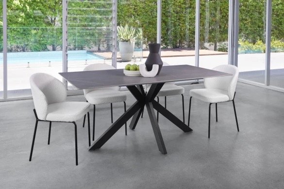 Layton Ceramic Top Dining Table