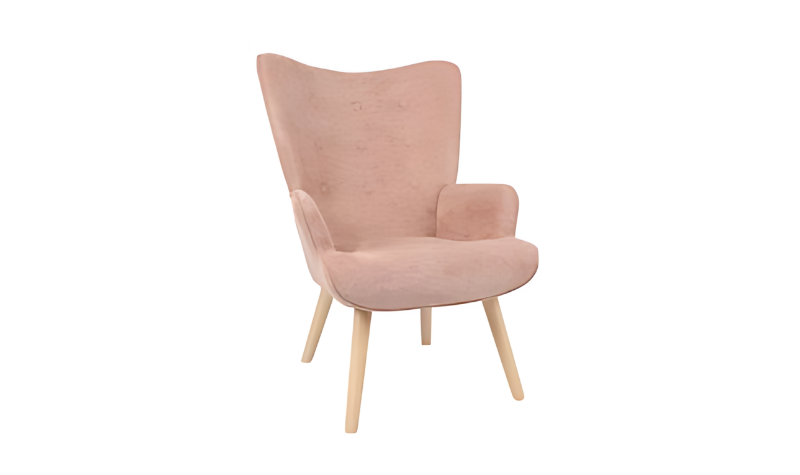 Luna Pink Accent chair