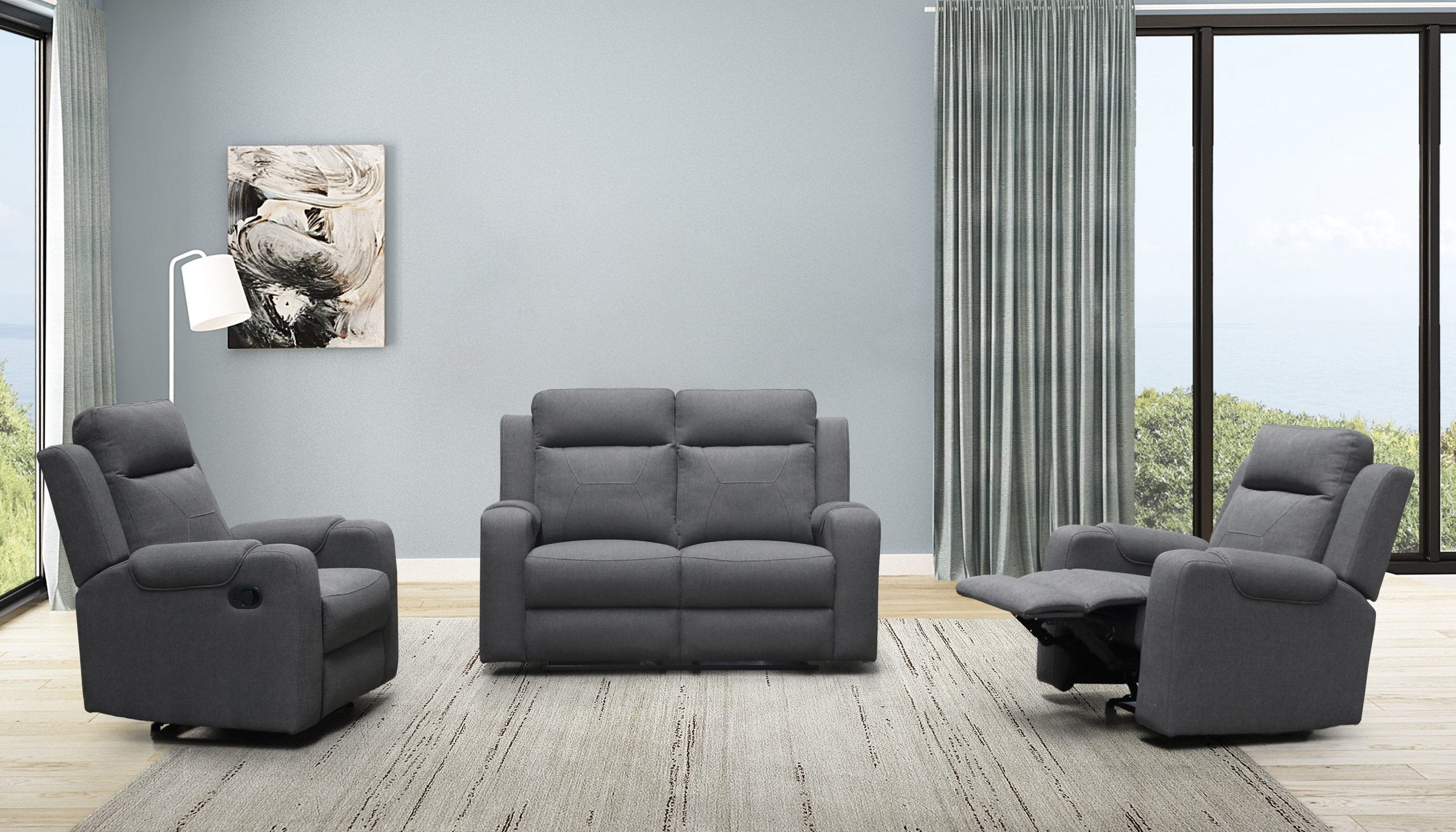 Merryvale 3-piece recliner suite