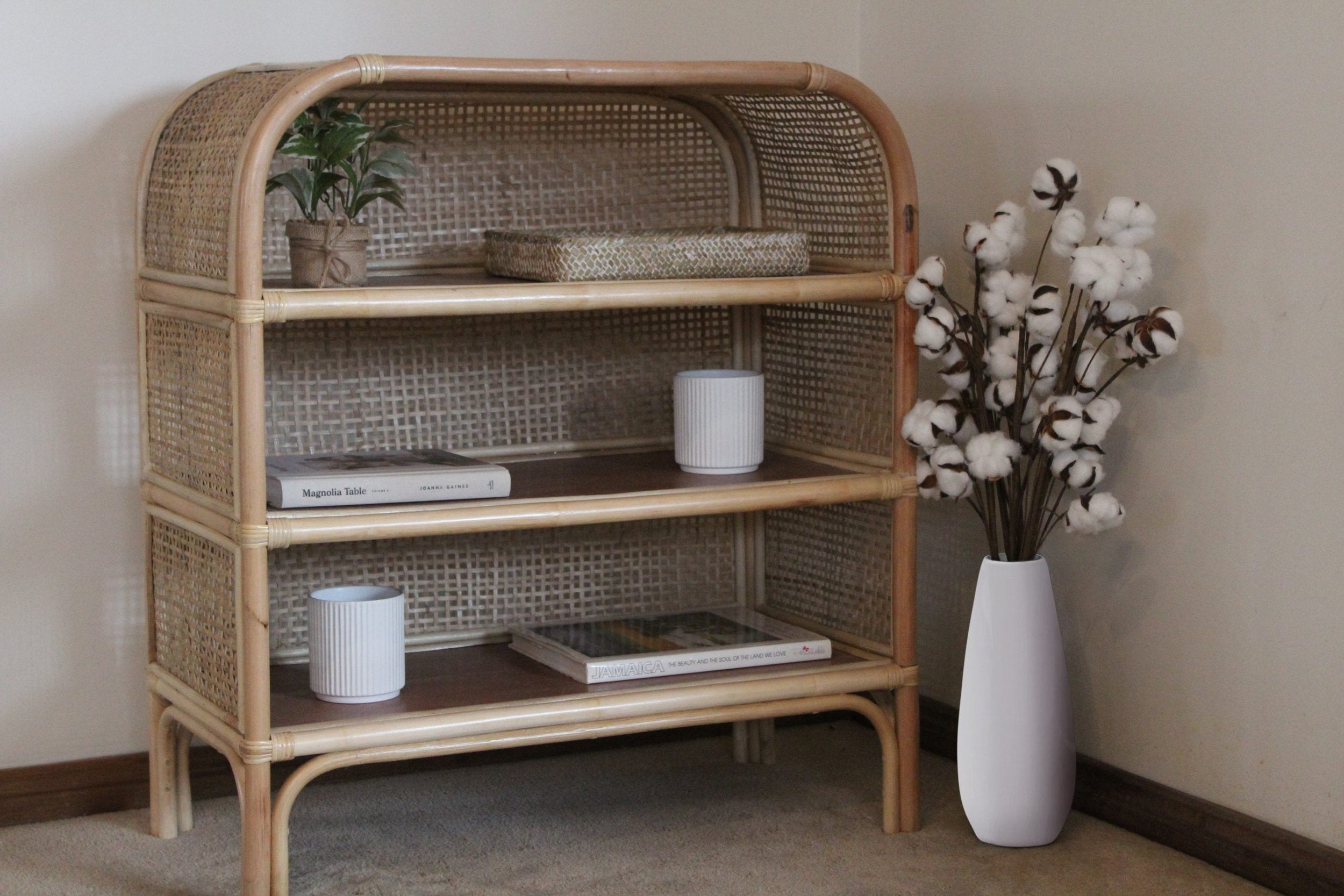 Montego rattan cabinet