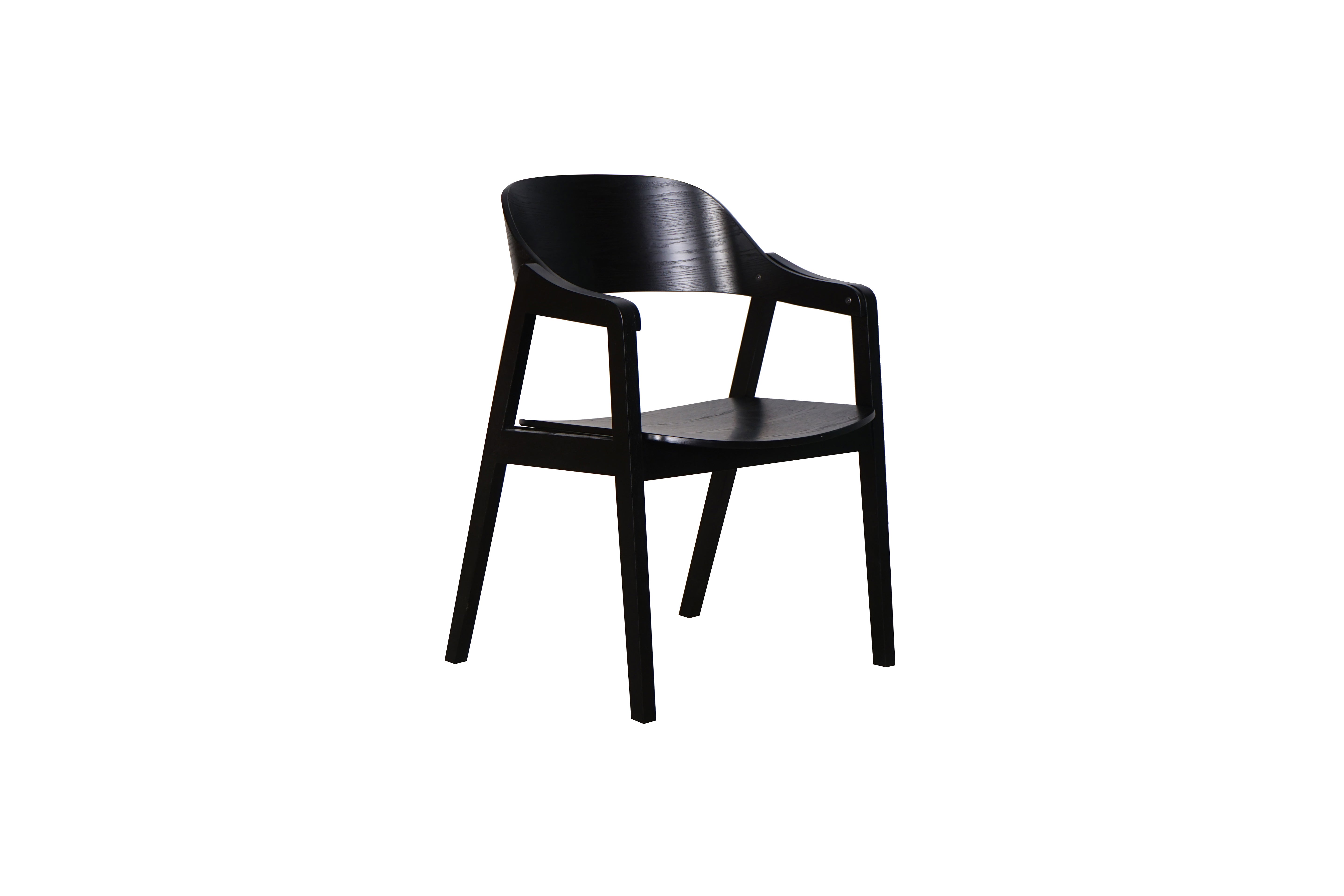 Norbert solid seat dining chair