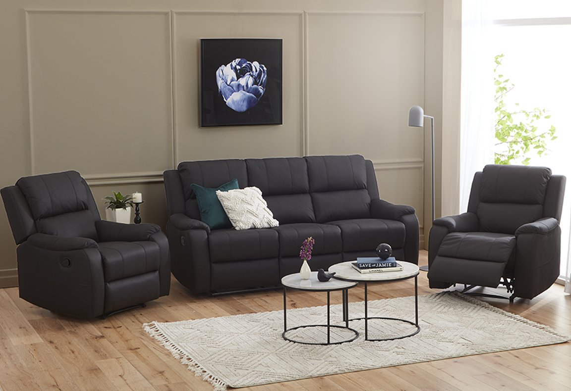 Rockdale 3 Piece Recliner Suite