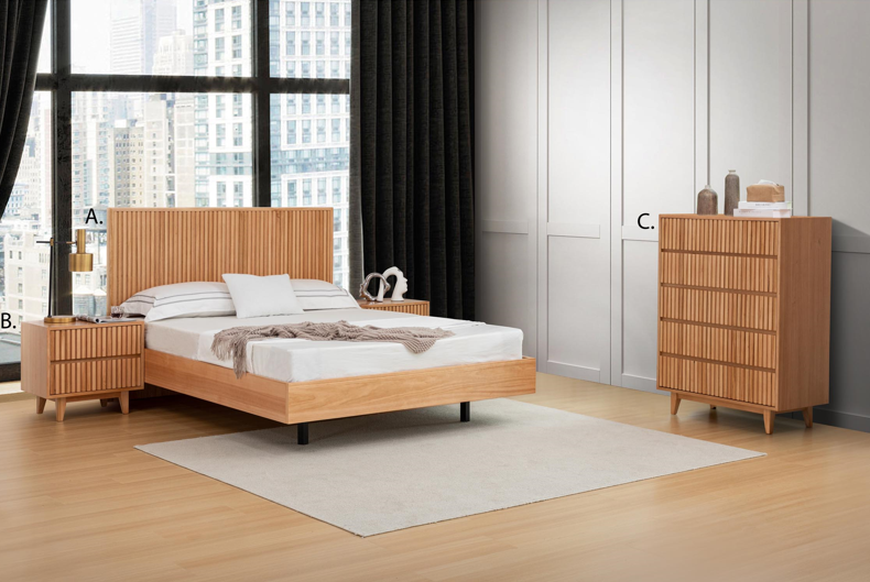 Mia king 4piece bedroom suite