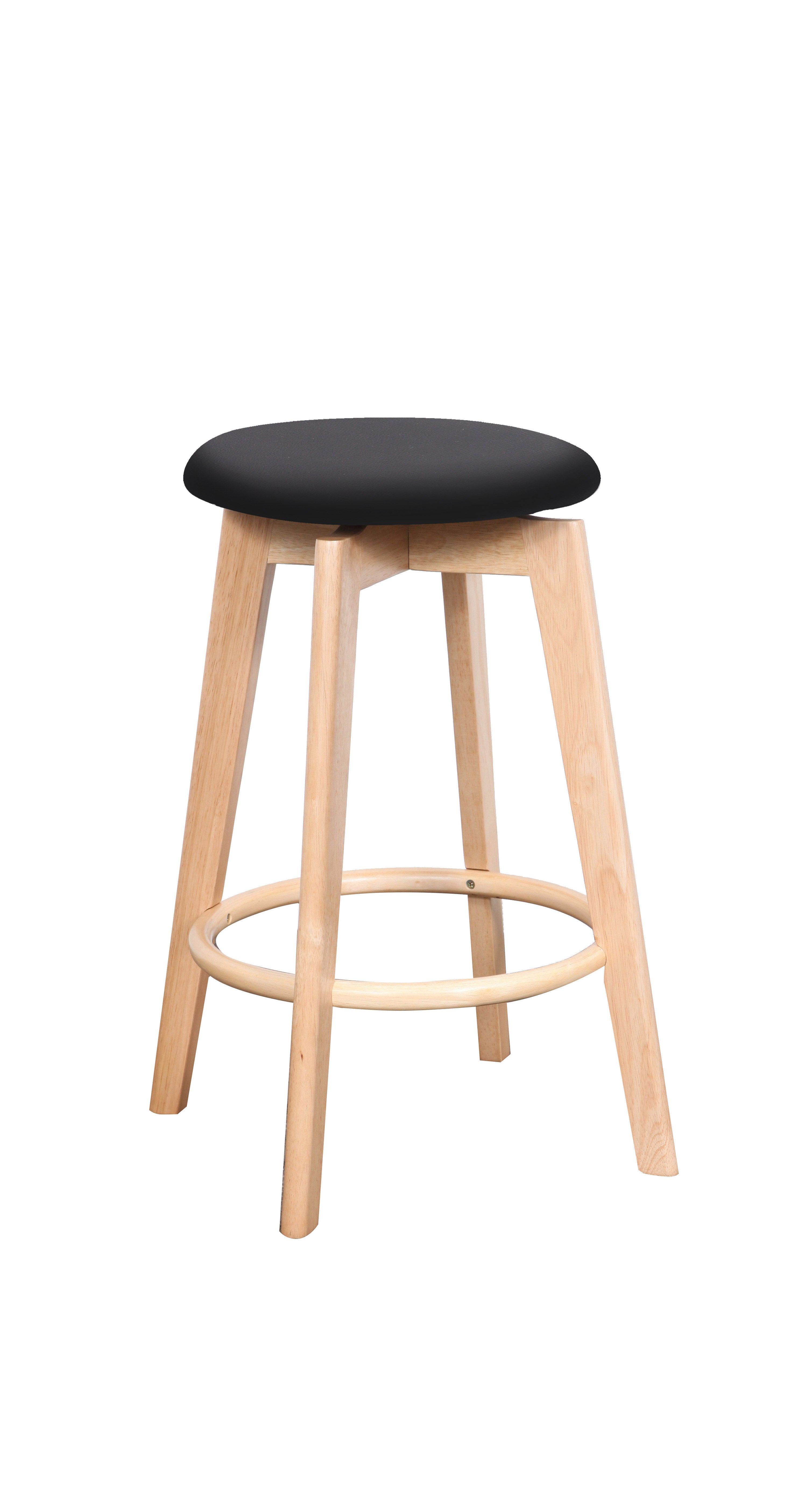 Sandy solid seat barstool