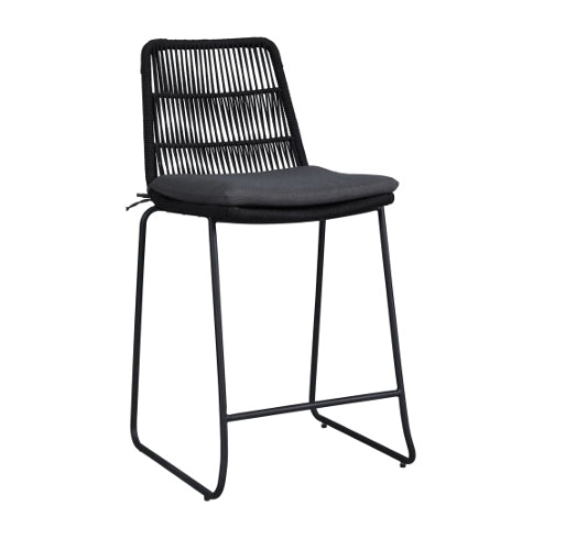 Rope outdoor bar stool