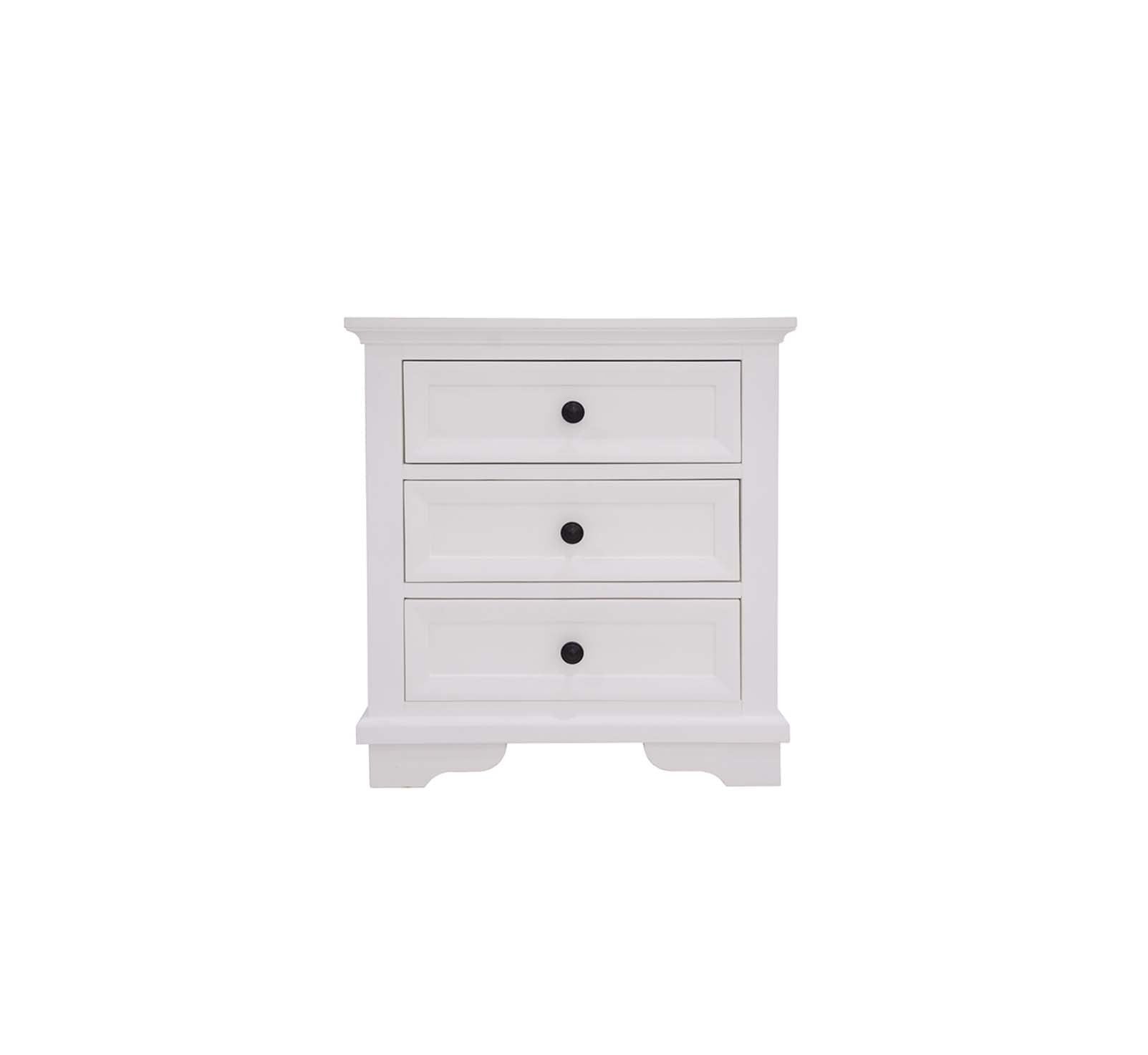 Vienna 3 Drawer Bedside