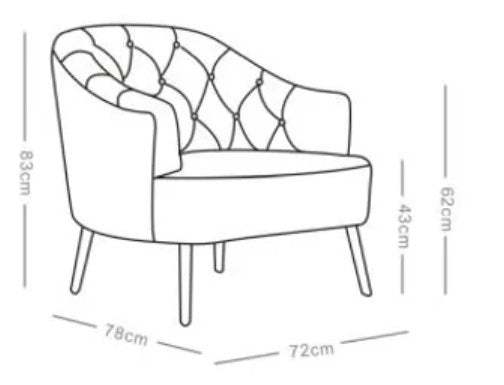 Charis Grey accent chair