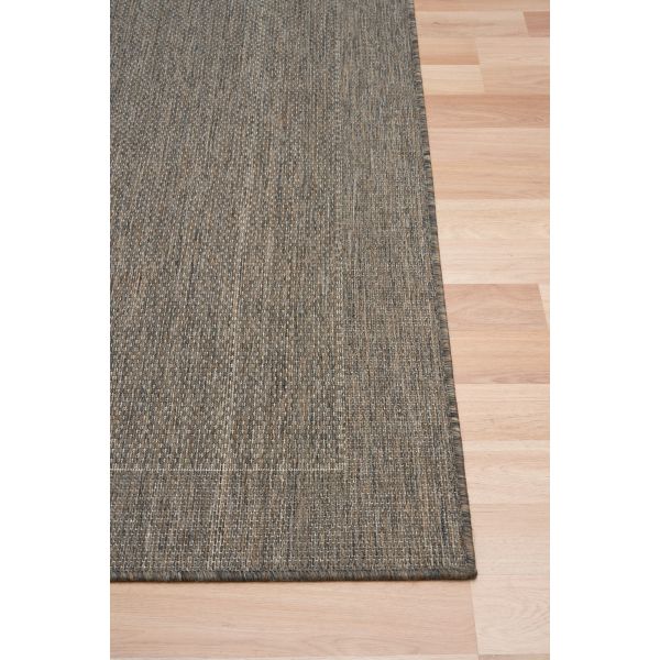 Chinos taupe linen Rug