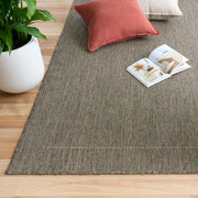 Chinos taupe linen Rug
