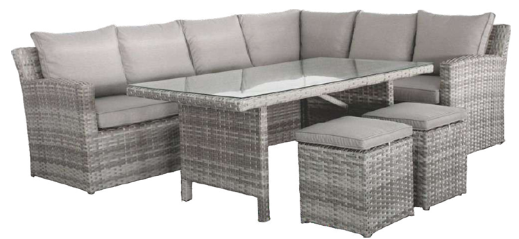 Chios corner outdoor modular lounge