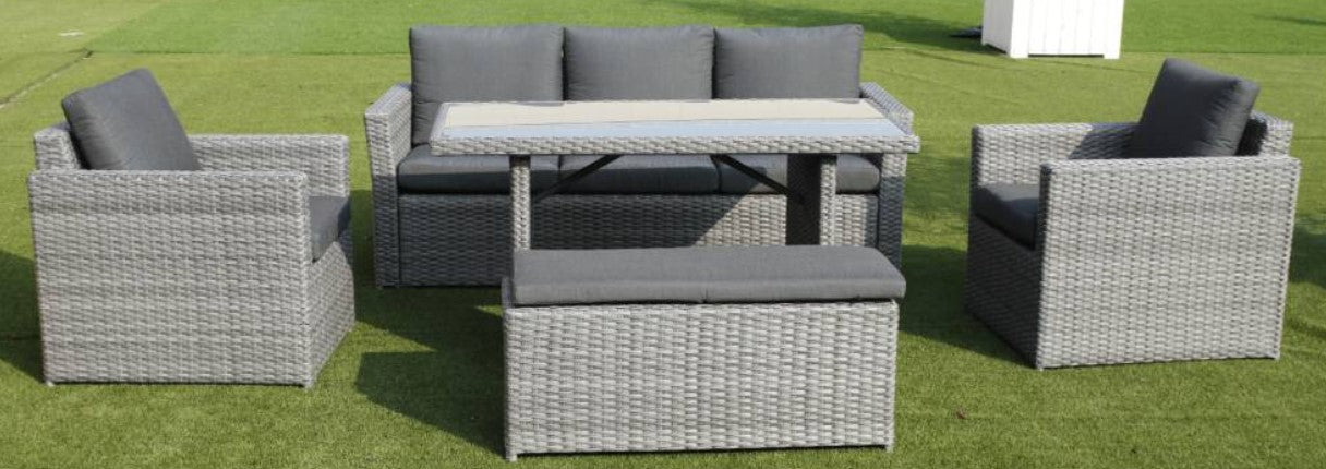Menzel 5 Piece Mid Height Lounge Dining