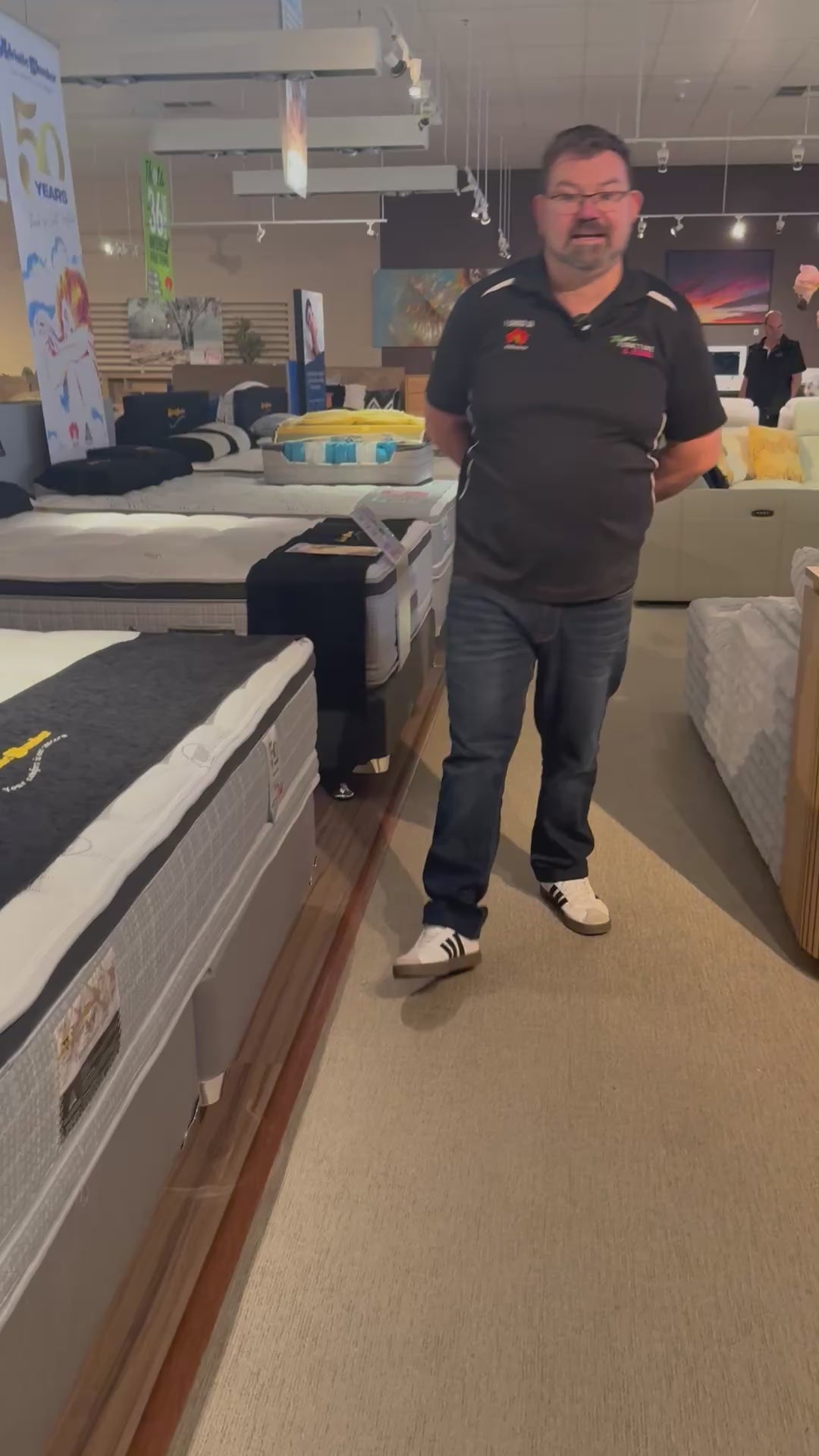 Load video: Twin Seasons Gold Reversible SA Mattress