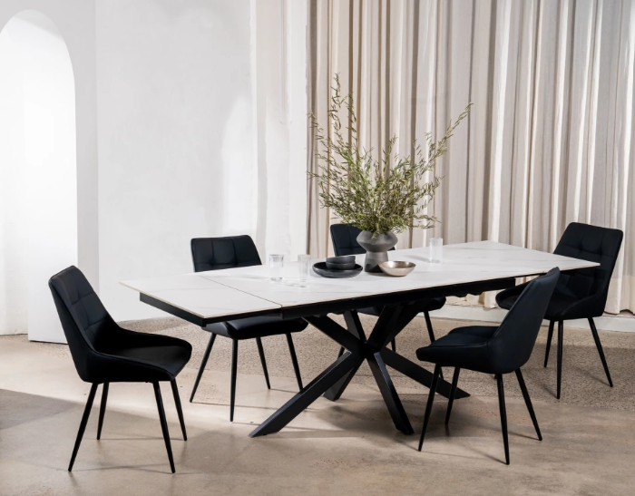 Newcastle extension dining table Snow White