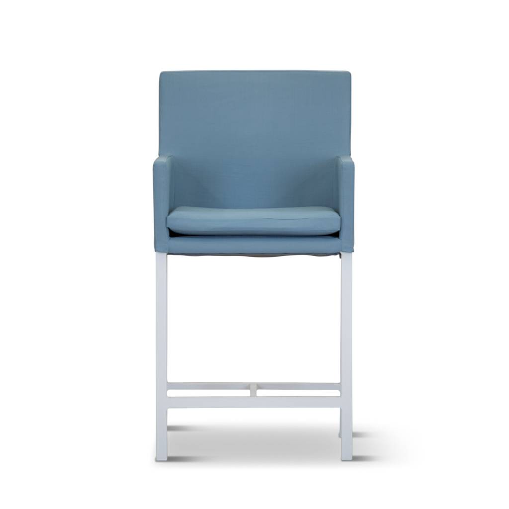 Clovelly fixed high dining chair
