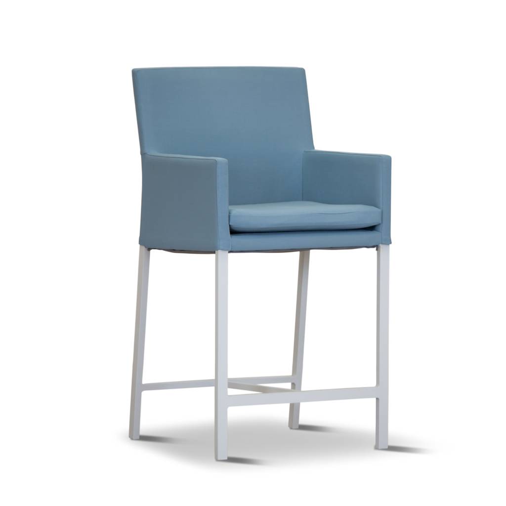 Clovelly fixed high dining chair