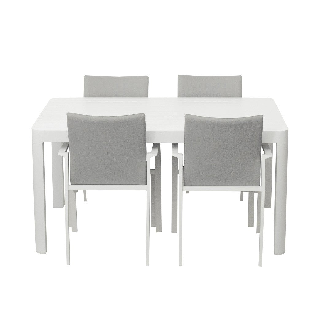 Baska Square 5 piece Extension Dining Table
