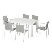 Baska Square Extension Dining Table (7-piece)