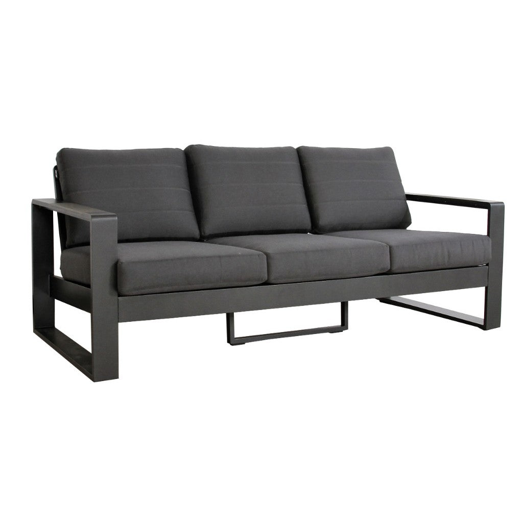 Maderia 4-piece charcvoal lounge set