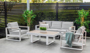 Maderia 4-piece white lounge set